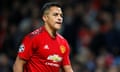 Alexis Sánchez joined Manchester United in January 2018 and has scored only three goals in 32 league games for the club