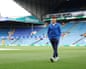 Darío Osorio of Crystal Palace walks across the pitch at Elland Road