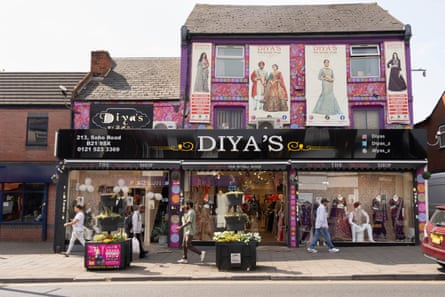 Colourful store front of south Asian bridle shop