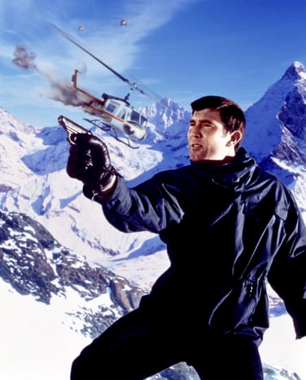 George Lazenby as James Bond in the 1969 film On Her Majesty’s Secret Service