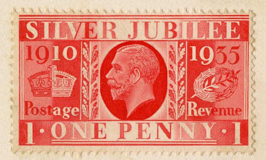 Freedman’s postage stamp designs for George V’s silver jubilee in 1935.