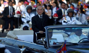 Norodom Sihamoni, king of Cambodia