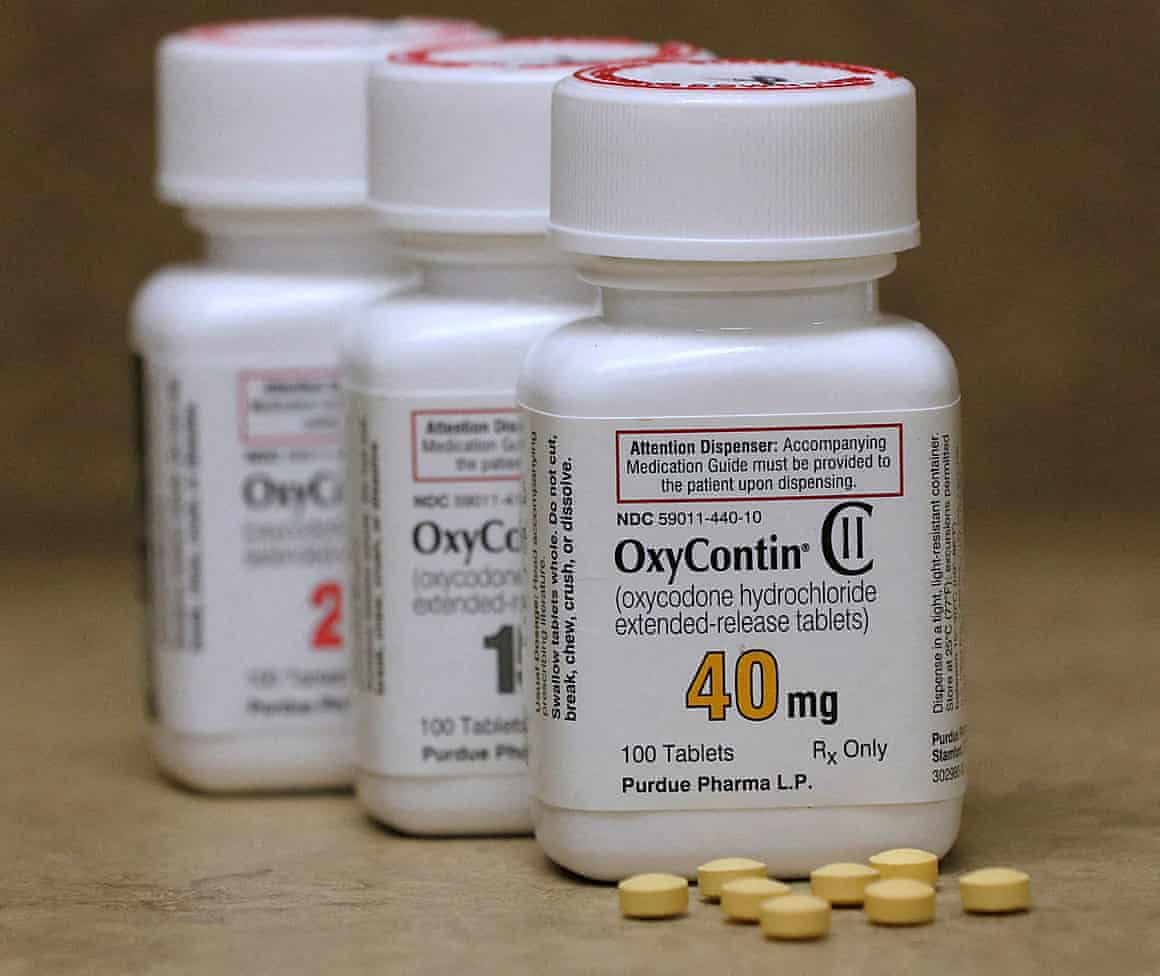 Bottles of OxyContin