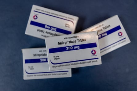 boxes of Mifepristone tablets