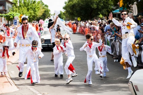 The Parkes Elvis festival parade in 2017