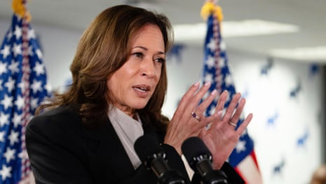 Kamala Harris attacks Republican nominee: 'I know Donald Trump's type' – video