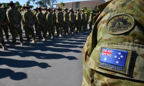 Australian troops