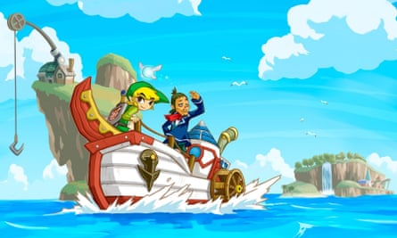 A screenshot from The Legend of Zelda: Phantom Hourglass.