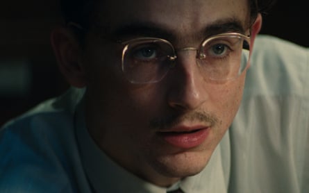 Timothée Chalamet in Marty Supreme.