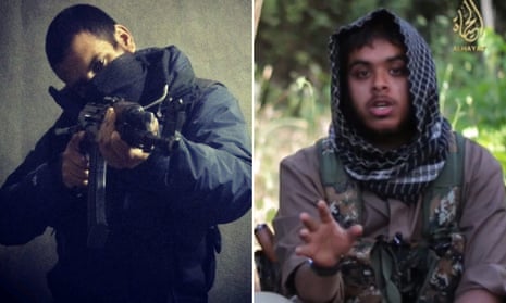 Junaid Hussain (l) and Reyaad Khan (r), British Islamic State fighters killed in Syria.