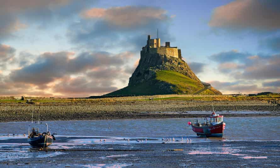 The castle of Holy Island, Lindisfarne