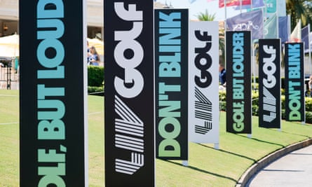 LIV Golf banners at Doral