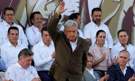 Mexico’s President López Obrador tells a rally in Tijuana to ‘celebrate’ the US and Mexico reaching a deal over Washington’s threatened tariffs. 