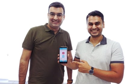 Ameen Hadeed, right, and developer Ammar Alwazzan have created the Pharx pharmacy app.