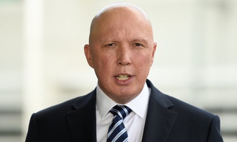 Defence minister Peter Dutton 