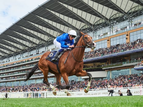 Ombudsman on his way to winning the Group One Prince of Wales's Stakes at Royal Ascot on Wednesday.
