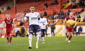 Rangers’ James Tavernier misses a penalty kick