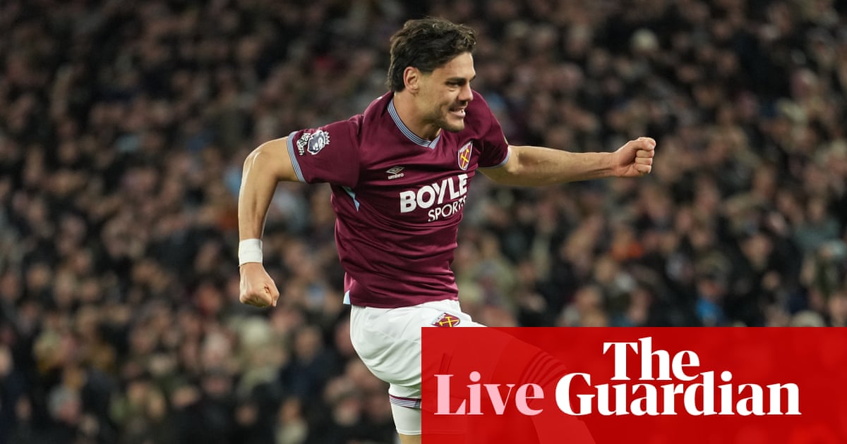 West Ham v Manchester City: Premier League – live