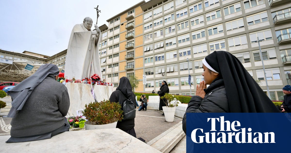 Pope shows slight improvement' in health before 13th night in hospital