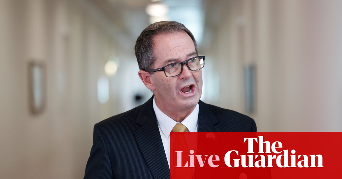 Australia politics live: Malcolm Turnbull says Angus Taylor should ‘stand up and say’ if he wants to be Liberal leader; man charged after Sydney protest over police tactics
