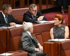 Australia politics live: One Nation only about ‘stunts and the vibe’, Marles says; crossbench MPs pressure Labor over gas export tax
