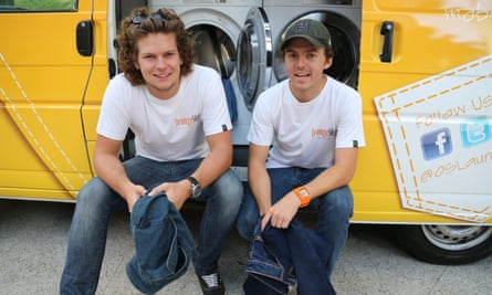 Orange Sky Laundry co-founders Nicholas Marchesi and Lucas Patchett