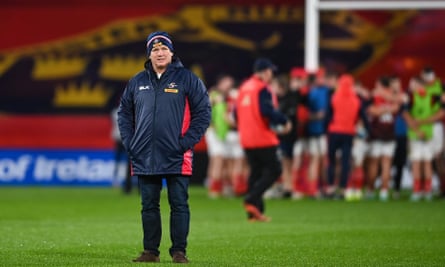 John Dobson trains his side before the United Rugby Championship match between Munster and DHL Stormers at Thomond Park in Limerick.