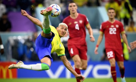 Brazilian Richarlison scores spectacular goal against Serbia