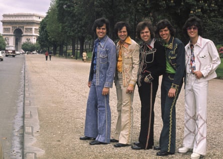 Wayne, Jay, Merrill, Alan and Donny in Paris, 1975.