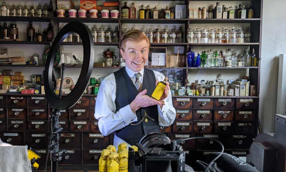 A Victorian chemist at the Black Country Living Museum in Dudley, which has more than 350,000 TikTok followers.