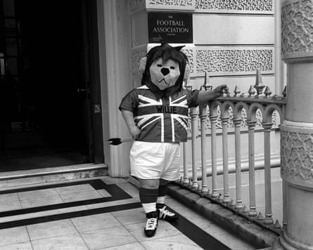 World Cup Willie outside the Football Association in London in October 1965.
