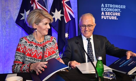 Julie Bishop and Malcolm Turnbull