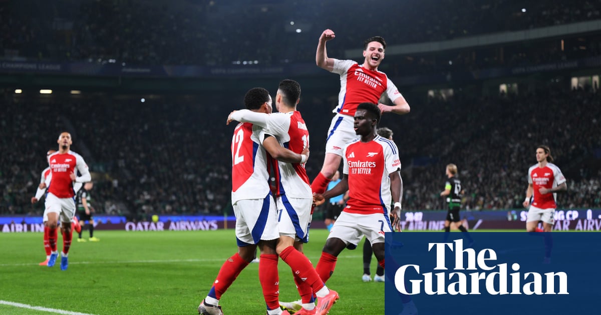 Saka and Arsenal blow away Sporting to banish doubts on road in Europe