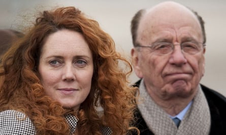 Rebekah Brooks and Rupert Murdoch.