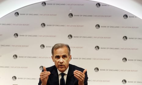 Mark Carney, Governor of the Bank of England, addresses the media today
