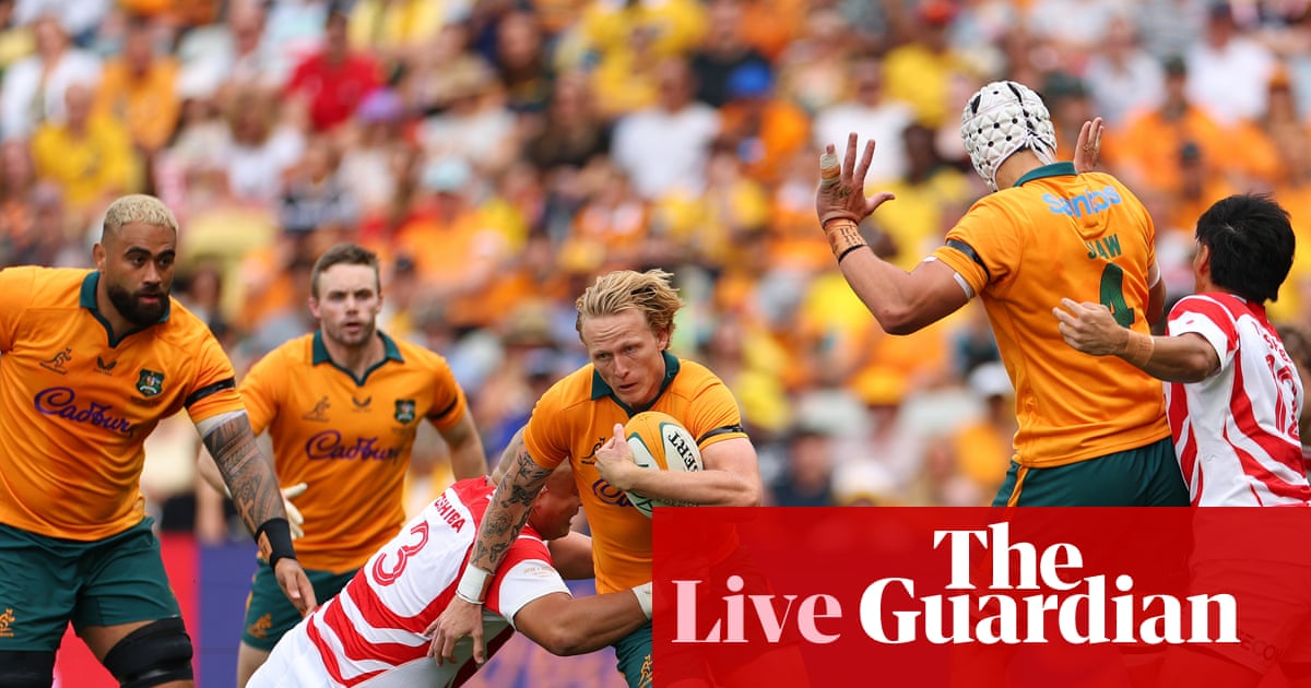 Australia v Japan: Nations Championship rugby union international – live