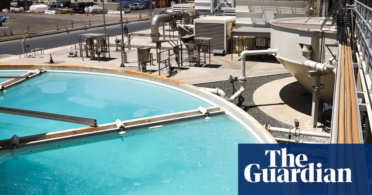 Tastes like water': how a US facility is recycling sewage to drink