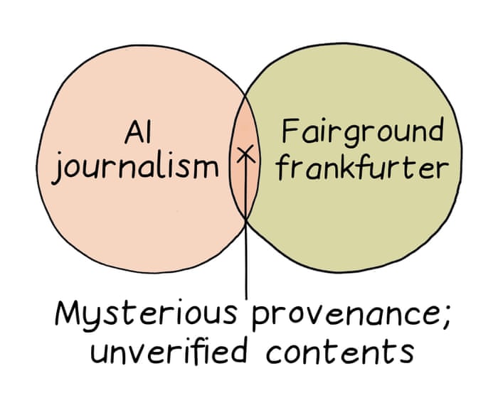 From AI journalism to a fairground frankfurter: Edith Pritchett’s week in Venn diagrams – cartoon