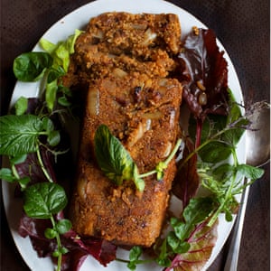 Chickpea and amaranth loaf.