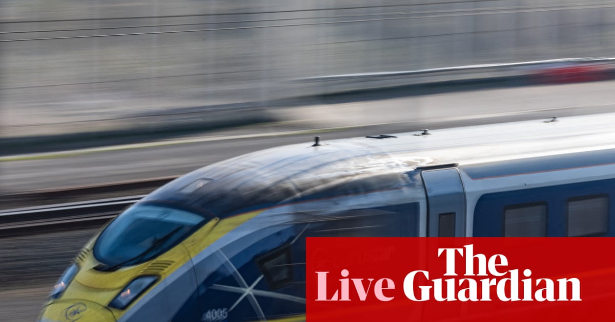 Eurostar services cancelled and delayed due to problem with overhead power supply in the Channel Tunnel – business live