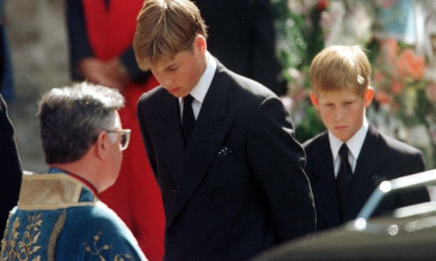 Young William and Harry