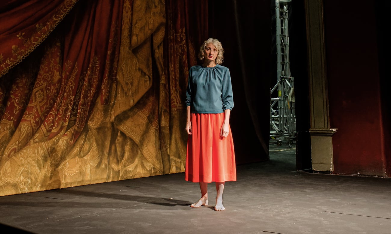 ‘They work on people with real bodies’ … Ti Green design worn by actor Amanda Lawrence on stage at the Bristol Old Vic.