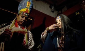 A yagé ceremony, La Calera, Colombia.