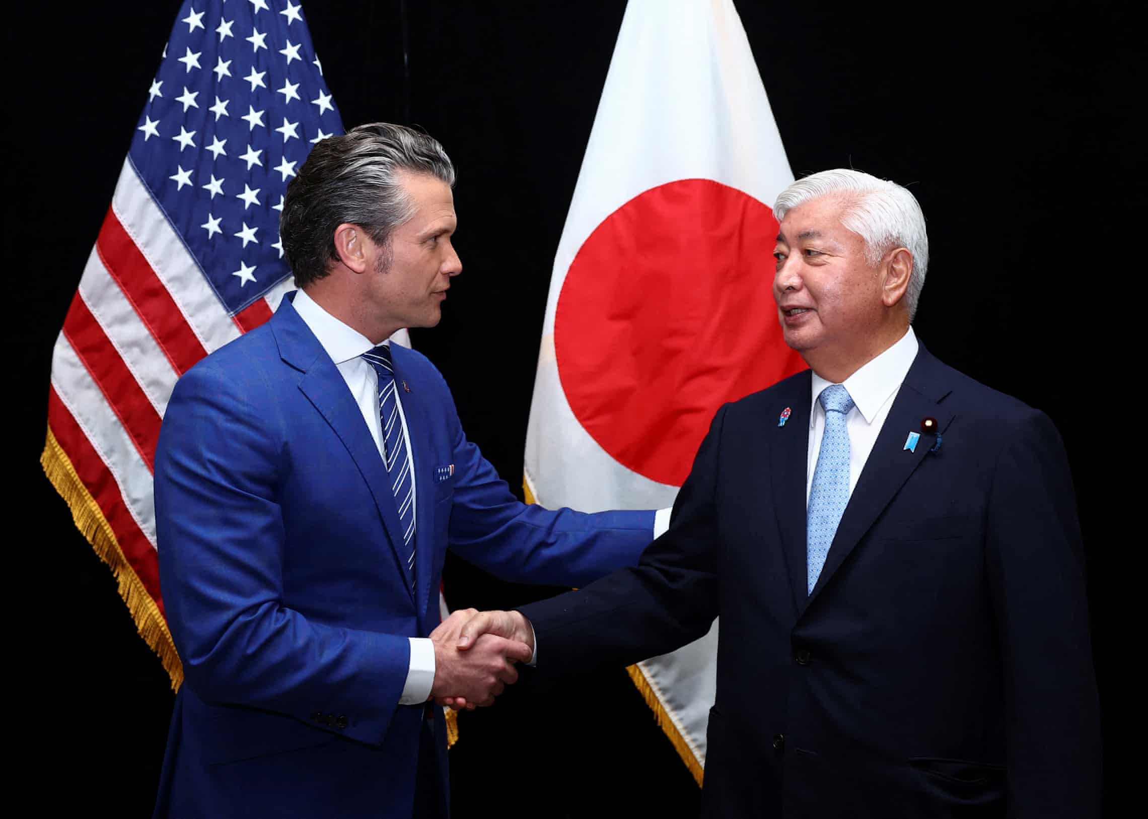 Hegseth with Japan's FM