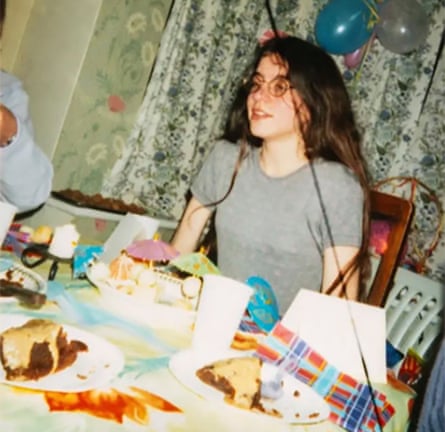“Helen”, a woman who claims crime writer Christopher Berry-Dee raped her, pictured on her 13 birthday, eating cake