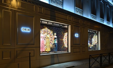 Christian Dior window display