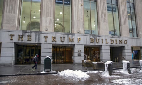 People walk by The Trump Building office building at 40 Wall Street in New York on Friday, Jan. 7, 2022. The New York attorney general’s office says, Tuesday, Jan. 18, its civil investigation has uncovered evidence that former President Donald Trump's company used “fraudulent or misleading” asset valuations to get loans and tax benefits. (AP Photo/Ted Shaffrey)
