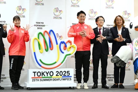 A Tokyo 2025 Deaflympics press conference