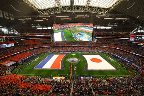 FIFA World Cup 2026 Netherlands v Japan at Dallas Stadium, Arlington, Texas General view inside the stadium as the teams walk out before the match