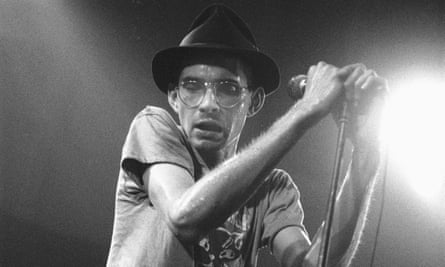 Steve Albini on stage with Big Black at the Paradiso in Amsterdam, July 1987.